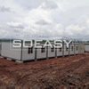 Prefab Labor Camp Modular Folding Container House To Congo