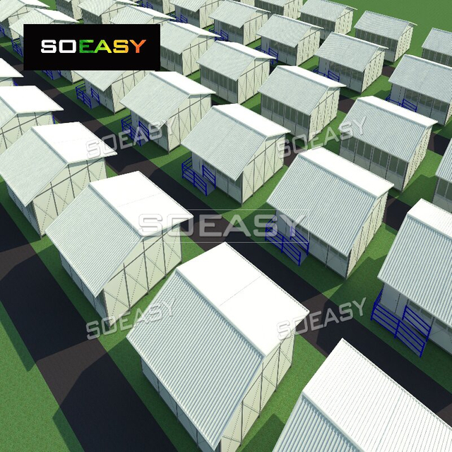 Portable Prefab K Type House for School Classroom Modular Camp