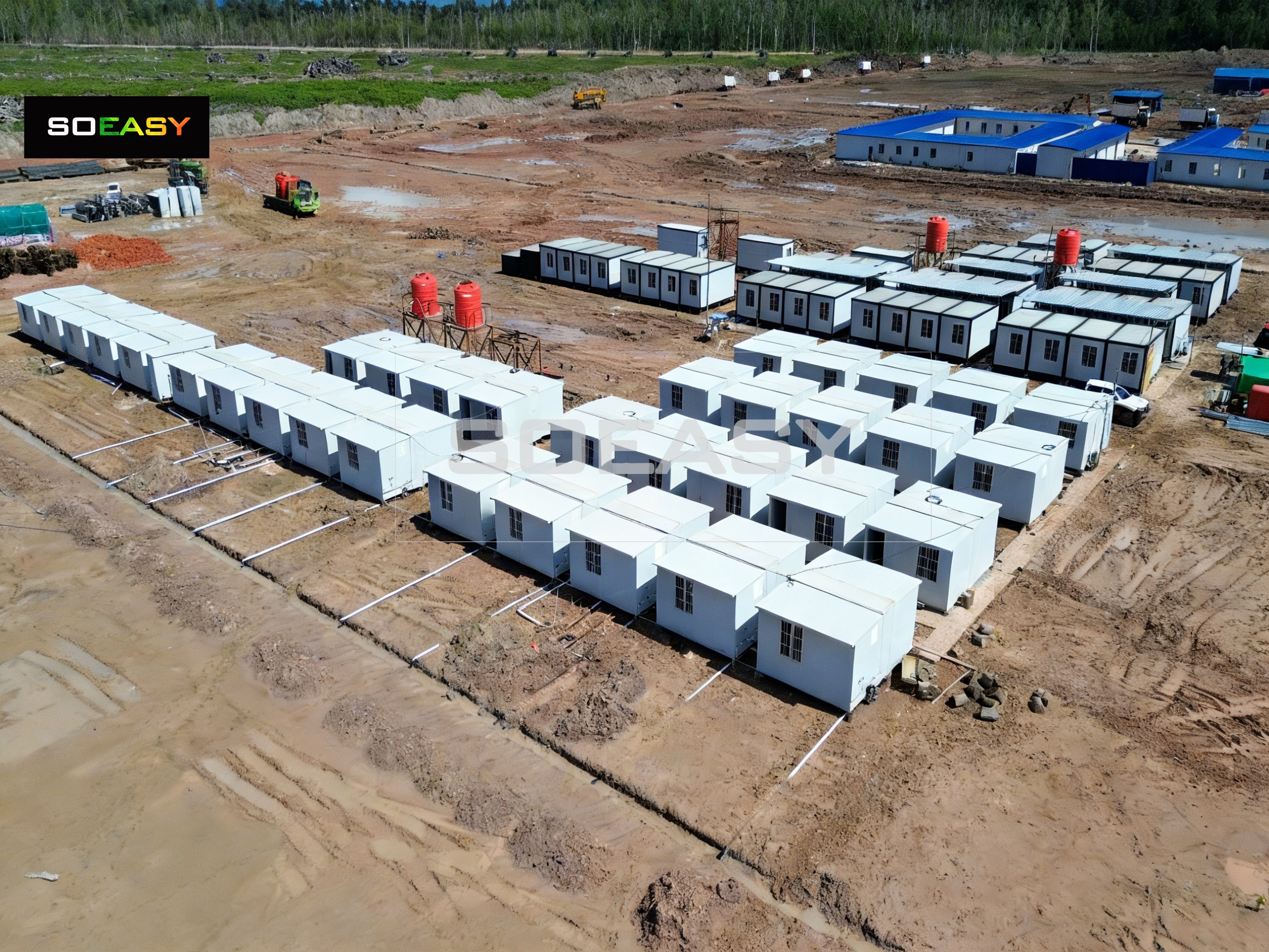 Labour Camp Worker Accommodation Infrastructure for Mining Site in Indonesia