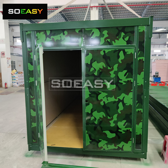 Army Green Warehouse Portable Folding Container House Customisable