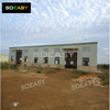 Fast Green And White Steel Structure Warehouse Customized Camp 