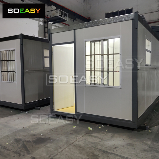 Folding Container House Furnished With Side Window