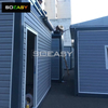 Dark Grey Canopy Flat Pack Container House Modular Costomized