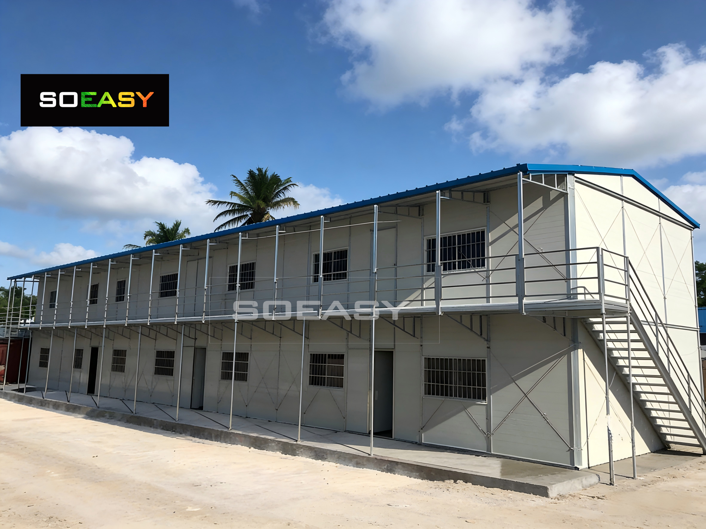 Galvanized Steel Prefab K House To Oman