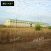 Fast Green And White Steel Structure Warehouse Customized Camp 