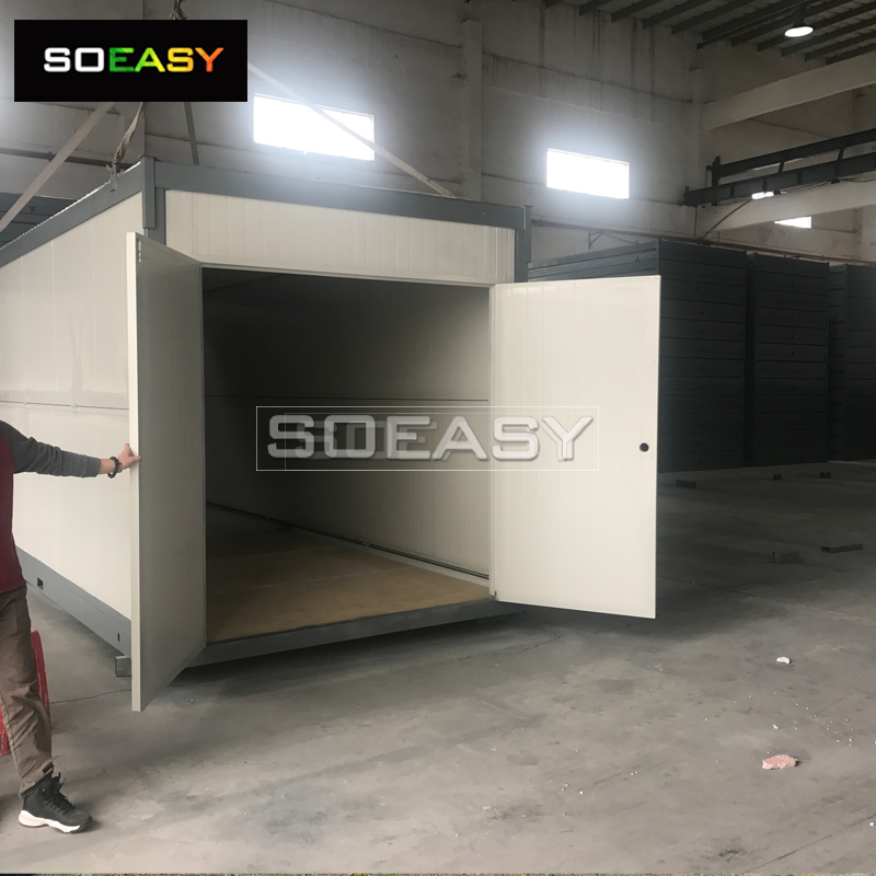 Bigger Double Doors Design Folding Container House Warehouse 