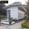 Family Home with Balcony Bathroom Prefab T Type House To Indonesia