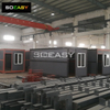 Dark Grey Design Folding Container House Prefab Customized Modular