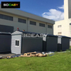 Dark Grey Canopy Flat Pack Container House Modular Costomized