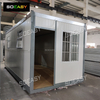 Two Side Windows Folding Container House Better Ventilation Modular