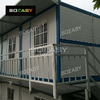 Two Floors Folding Container Worker Camp with Corridor And Awning