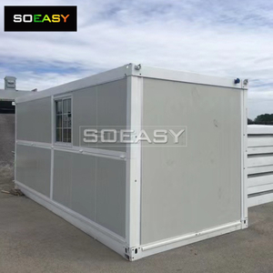The Door With A Window Folding Container House To Canada