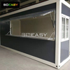 Side Window Shop Design Flat Pack Container House Prefab Shop