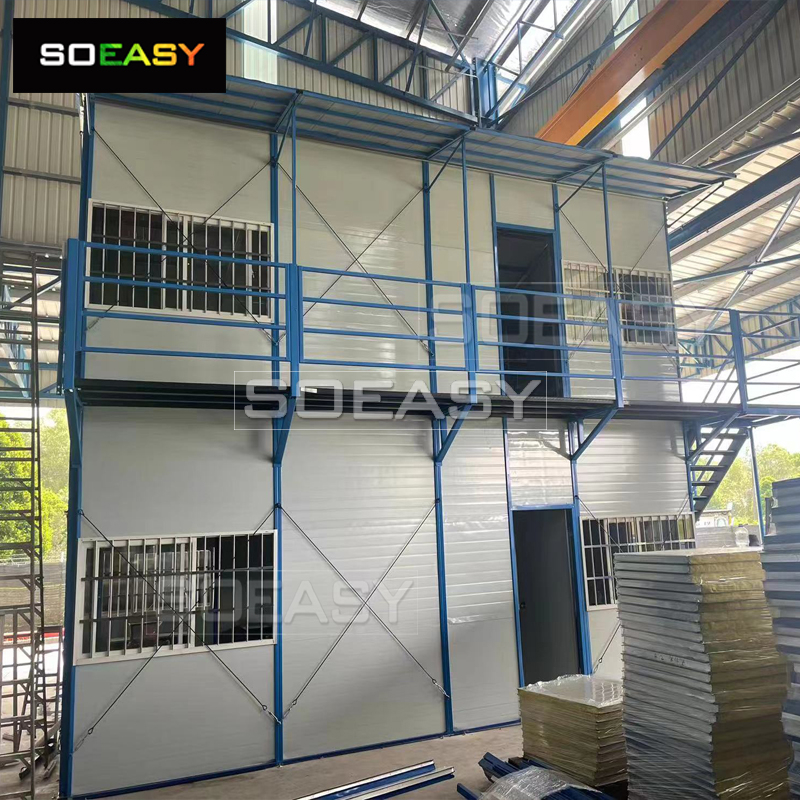 Double Floors Dormitory Design Prefab K Type House To Malaysia 