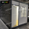 Two Side Windows Folding Container House Better Ventilation Modular