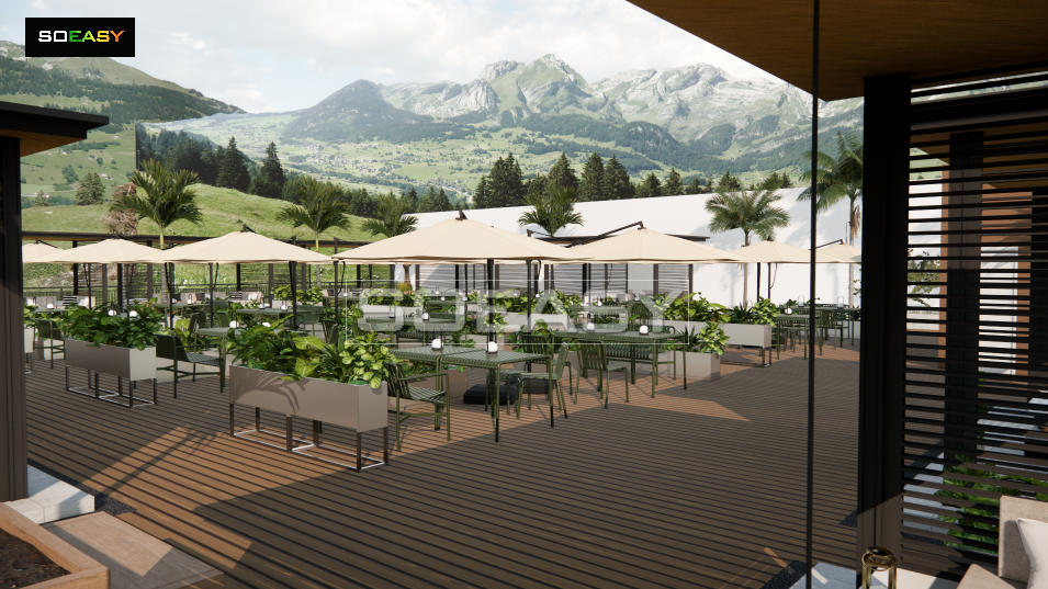 Steel structure construction hall