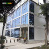 3 Floors Customized Office Glass Flat Pack Container House Modular