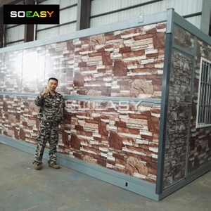 Colourful Design Pattern Customizable Folding Container House New Design