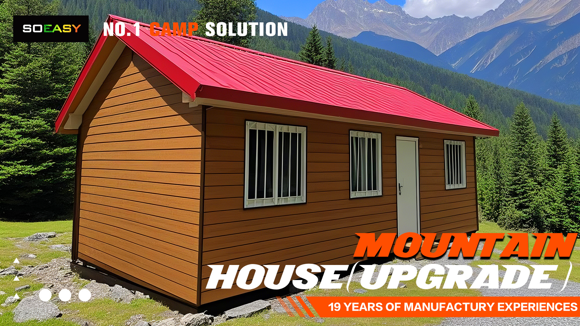 China Customsized Luxury Design Prefabricated Holiday Resort Villa Mountain House