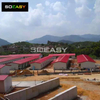 Red And White Prefab T Type House Prefabricated House Labor Camp