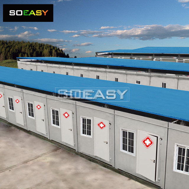 Isolation Room Flat Pack Container House Temporary Hospital Emergency