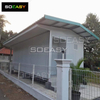 Family Home with Balcony Bathroom Prefab T Type House To Indonesia